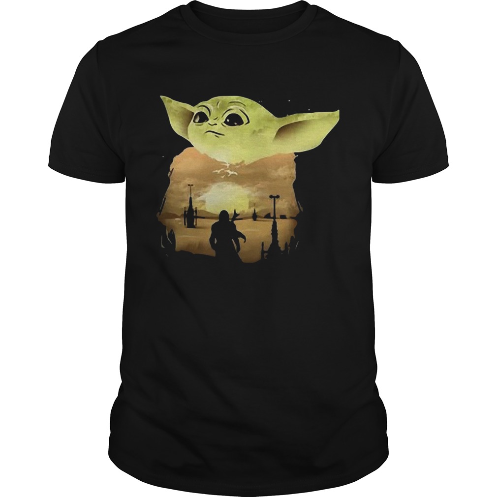 Baby Yoda Sunset Unisex
