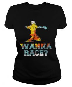 Baseball Wanna Race  Classic Ladies