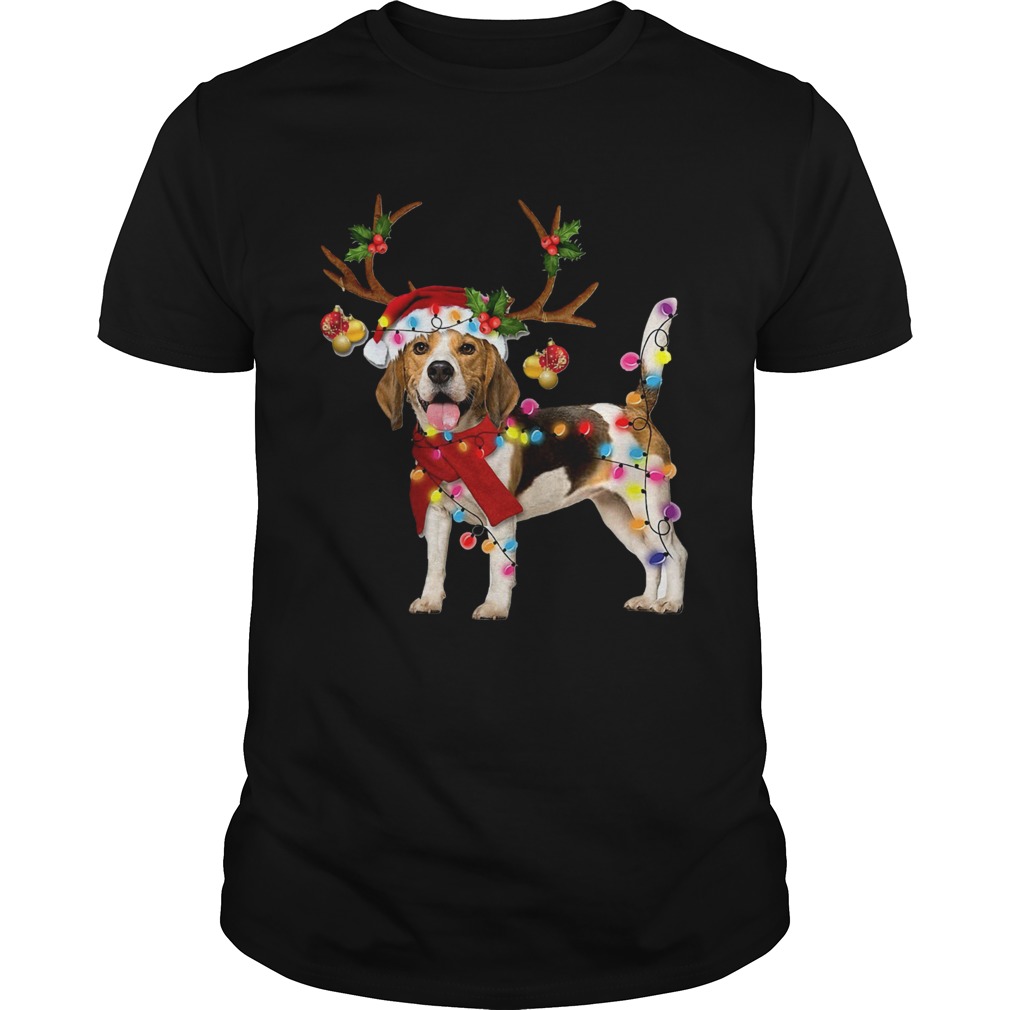 Beagle Gorgeous Reindeer Crewneck Christmas shirt