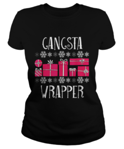 Beautiful Gangsta Wrapper Funny Christmas Party Gifts  Classic Ladies