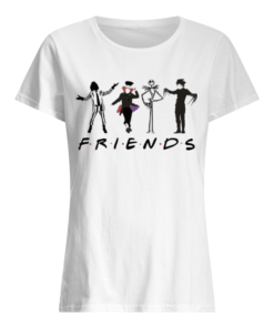 Beetlejuice Hatter Jack Skellington Edward Scissorhands Friends  Classic Women's T-shirt