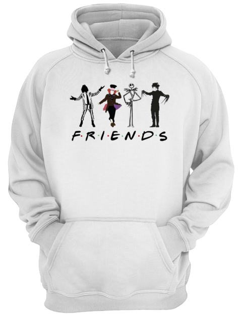 Beetlejuice Hatter Jack Skellington Edward Scissorhands Friends Unisex Hoodie