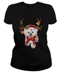 Bichon Frise Gorgeous Reindeer Christmas  Classic Ladies