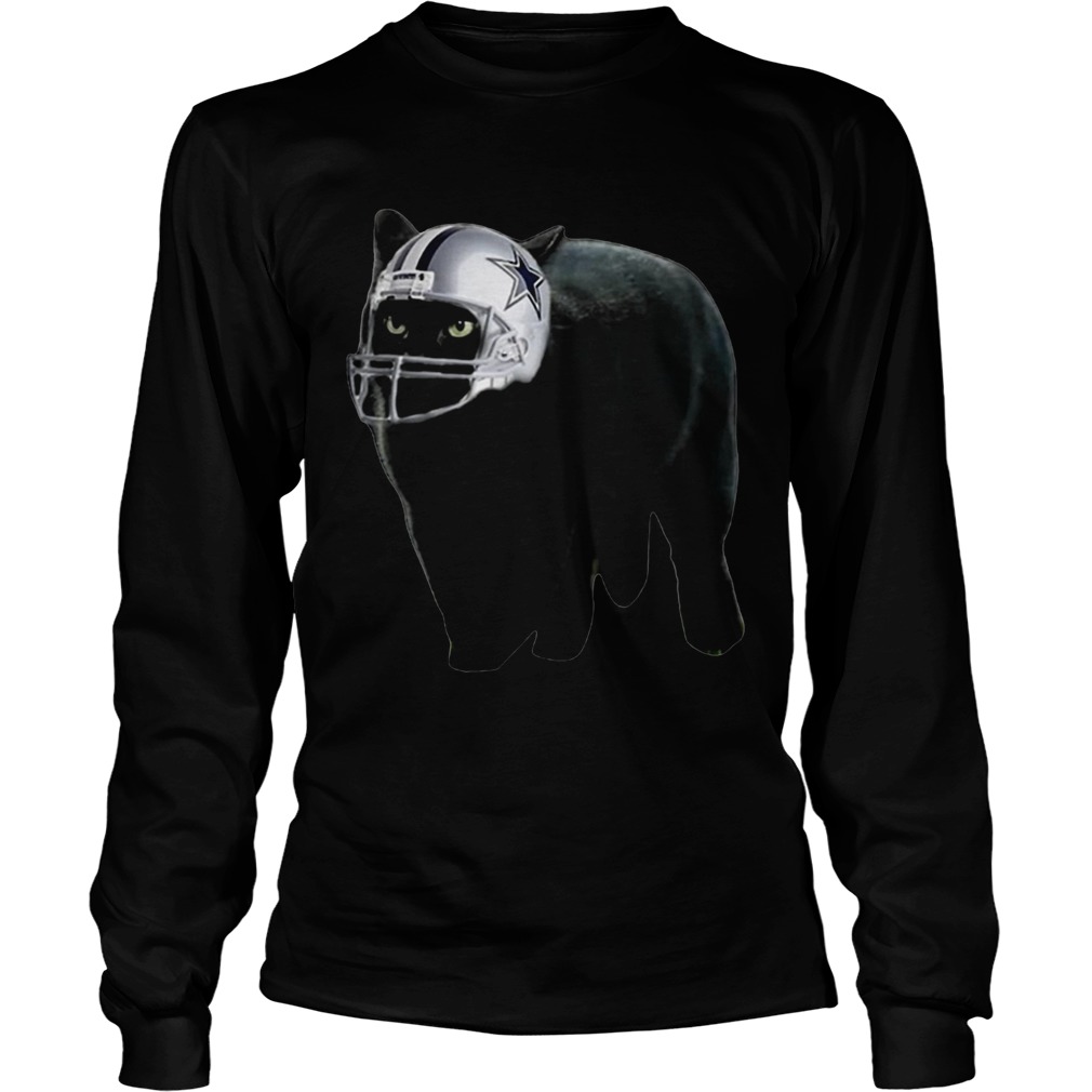 Black Cat Dallas Cowboys original LongSleeve