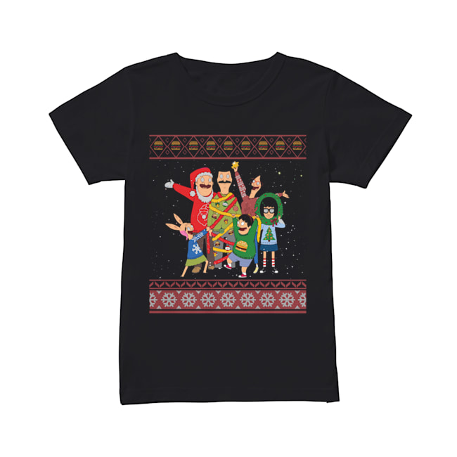 Bob's Burgers Family Ugly Christmas Classic Women's T-shirt