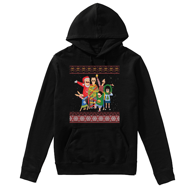 Bob's Burgers Family Ugly Christmas Unisex Hoodie