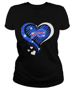 Buffalo Bills Diamond heart  Classic Ladies