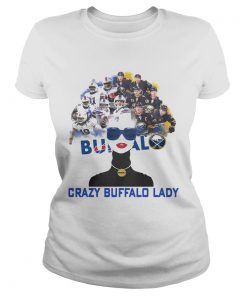 Buffalo Bills and Buffalo Sabres crazy Buffalo lady  Classic Ladies