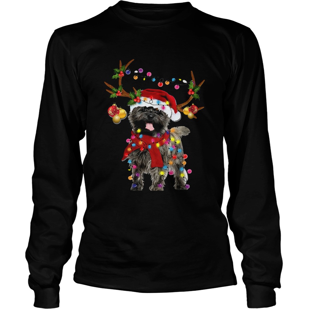 Cairn Terriers Gorgeous Reindeer Crewneck LongSleeve