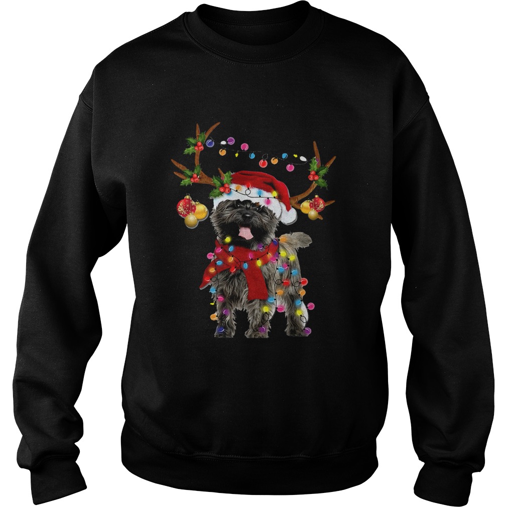 Cairn Terriers Gorgeous Reindeer Crewneck Sweatshirt