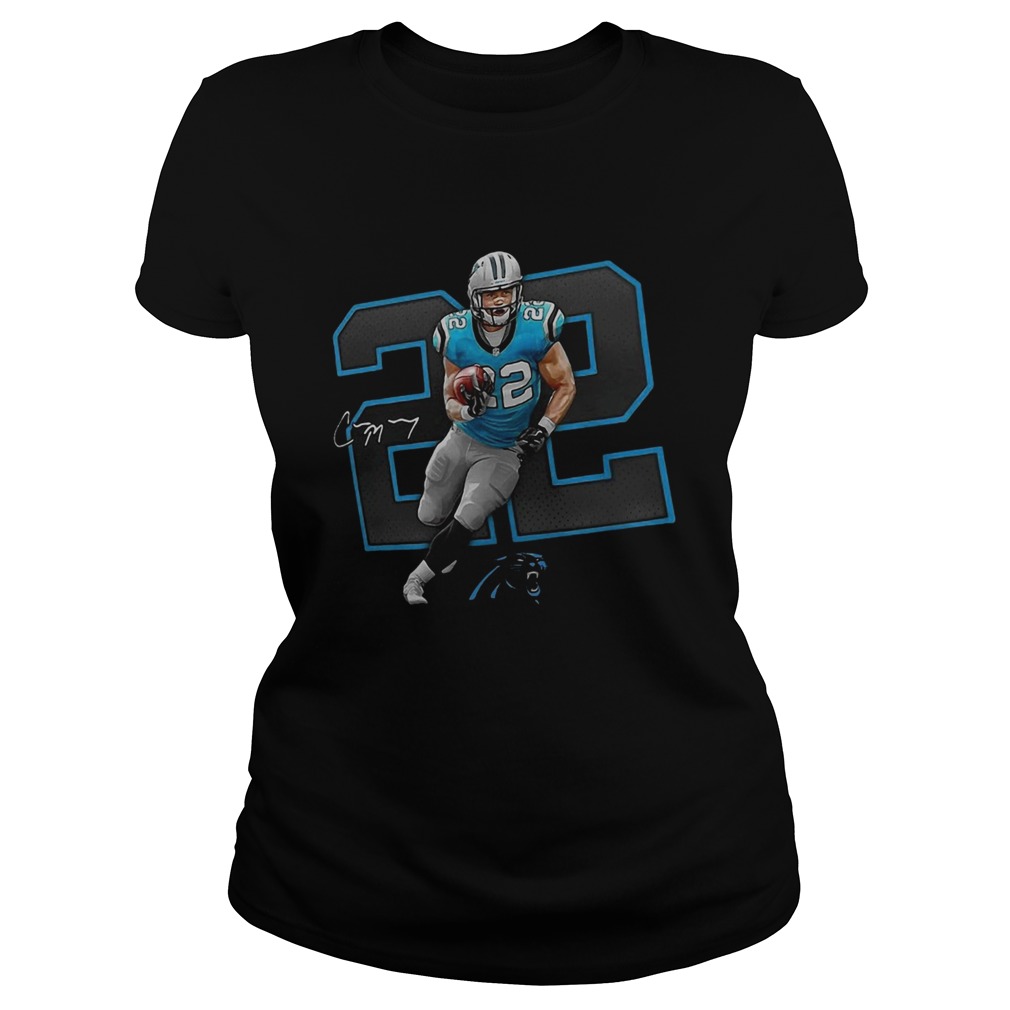 Carolina Panthers Christian McCaffrey 22 Signature Classic Ladies