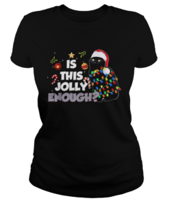 Cat Is This Jolly Enough Christmas  Classic Ladies