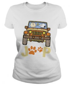 Charlie Brown and Snoopy Jeep paw dog  Classic Ladies