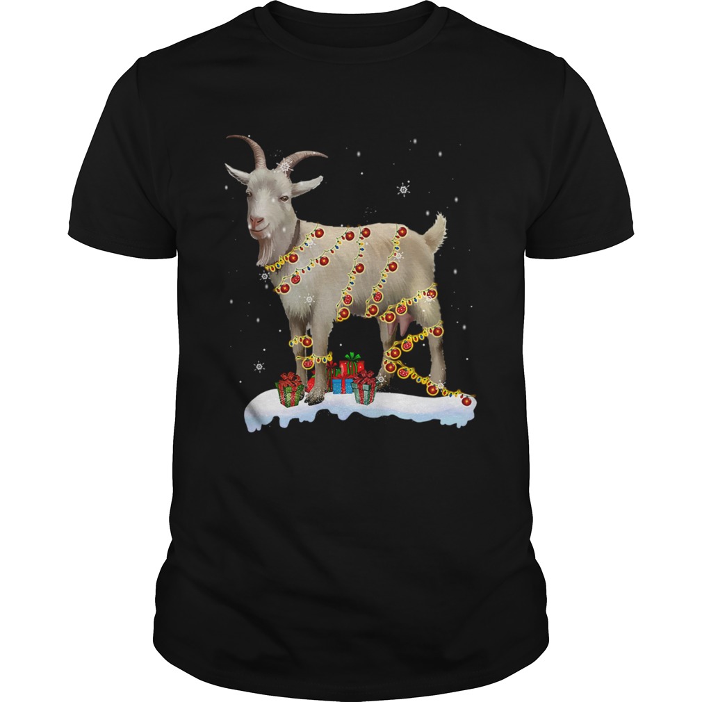 Christmas Lights Goat shirt
