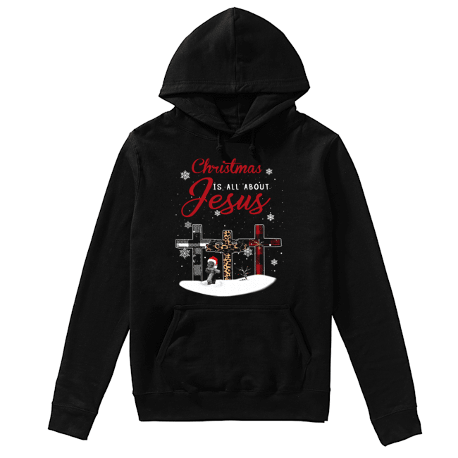 Christmas is all about Jesus Groot cross Unisex Hoodie