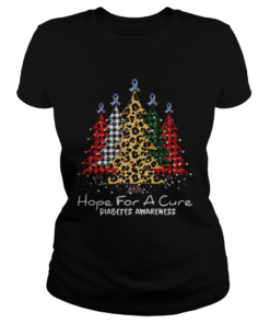 Christmas tree hope for a cure Diabetes Awareness  Classic Ladies