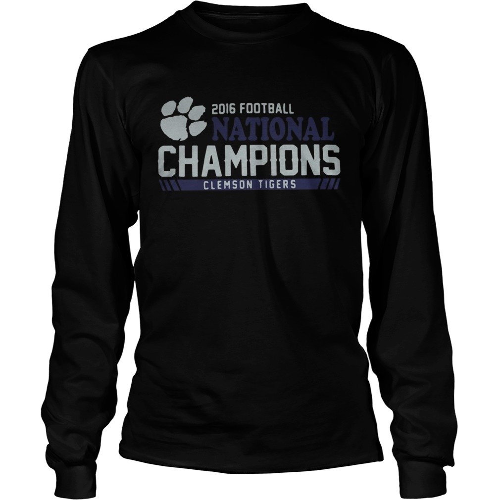 Clemson Tigers football 2016 National Champions LongSleeve