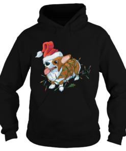 Corgi Lights Christmas  Hoodie