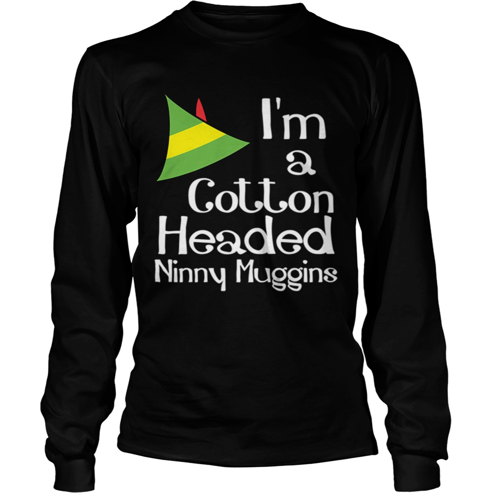 Cotton Headed Ninny Muggins Buddy The Elf Hat Graphic LongSleeve