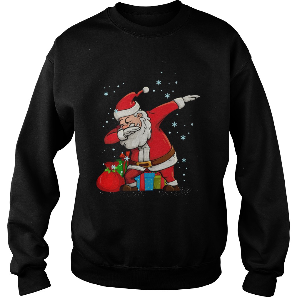 Dabbing Dancing Santa Christmas Sweatshirt