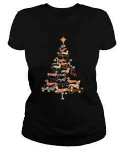 Dachshunds Christmas Tree  Classic Ladies
