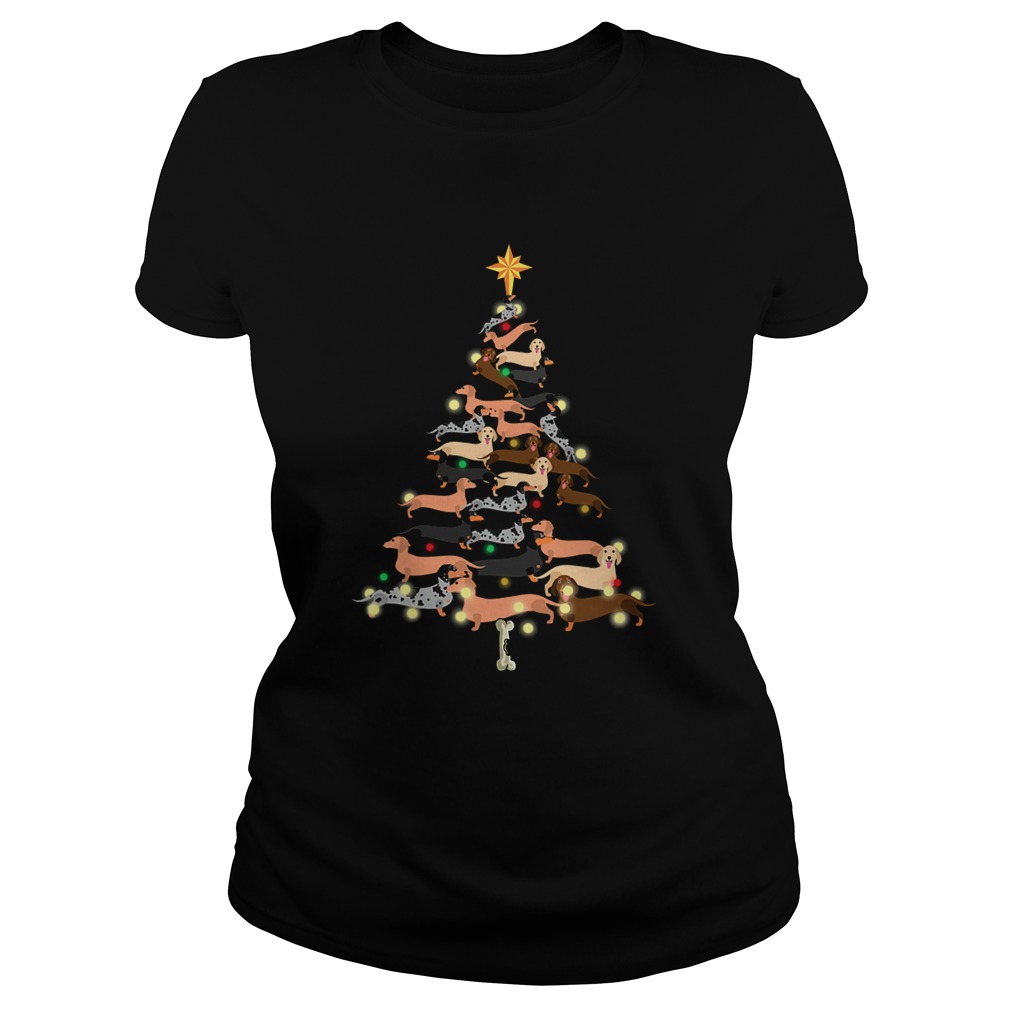 Dachshunds Christmas Tree Classic Ladies
