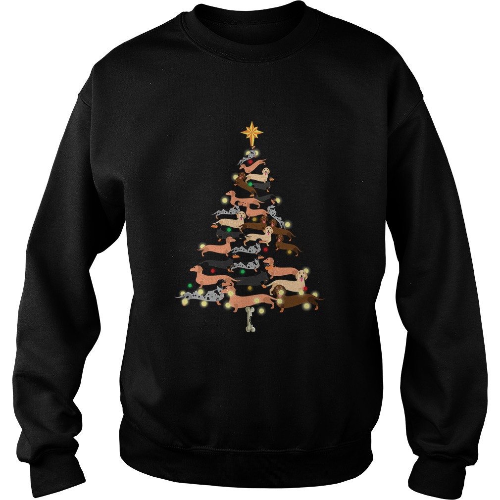 Dachshunds Christmas Tree Sweatshirt