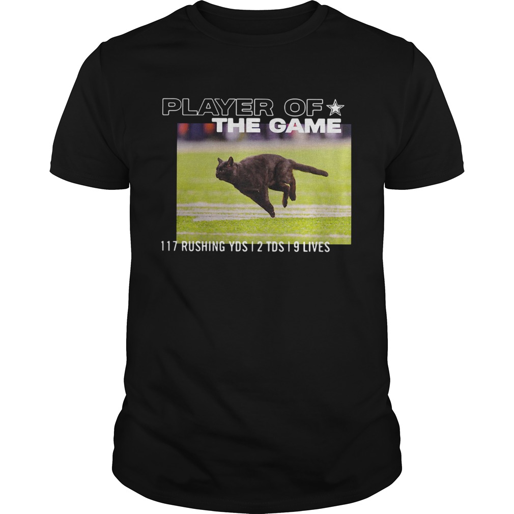 Dallas Cowboys Black Cat Player Of The Game 117 Rushing YSD 2 TDS 9 Lives shirt