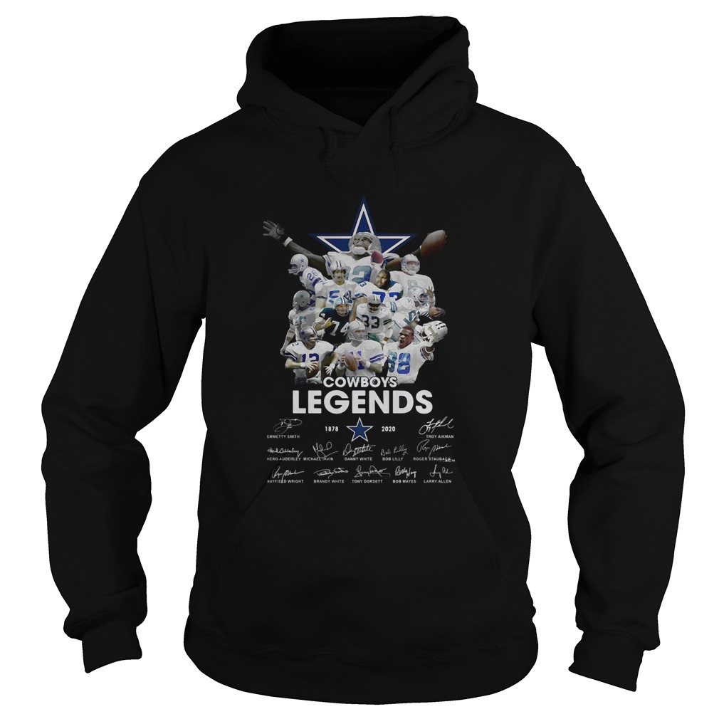Dallas Cowboys legends team 1878 2020 signatures Hoodie