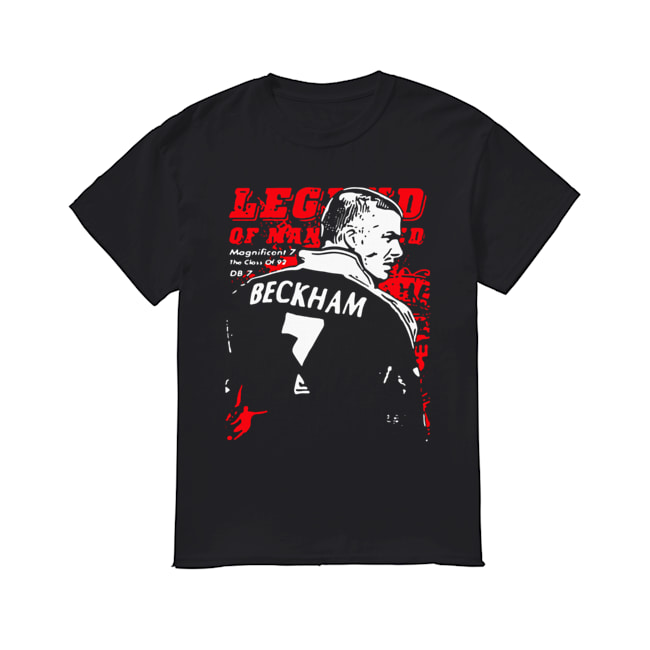 David Beckham Of Manchester United Legend Magnificent 7 The Class Of 92 DB 7 shirt