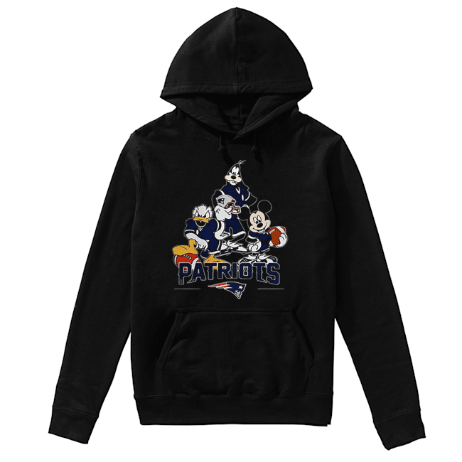 Disney Character New England Patriots Unisex Hoodie