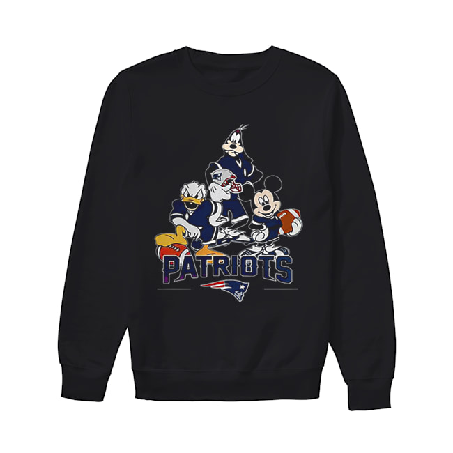 Disney Character New England Patriots Unisex Sweatshirt