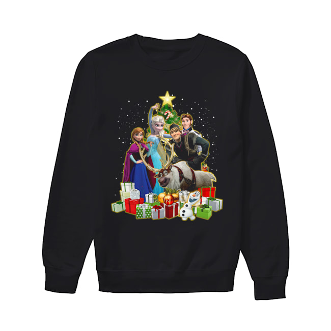 Disney Frozen Characters Merry Christmas Gifts Unisex Sweatshirt