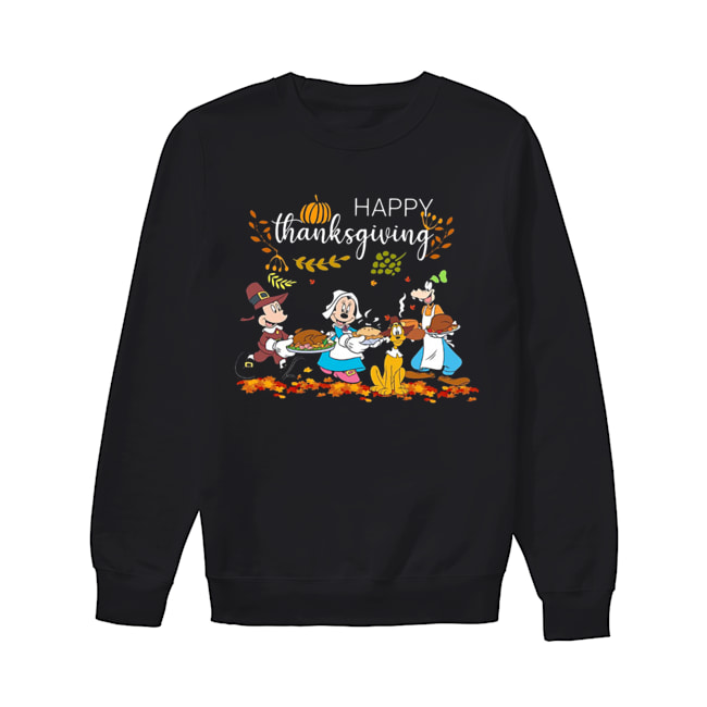 Disney Happy Thanksgiving Shirt Unisex Sweatshirt