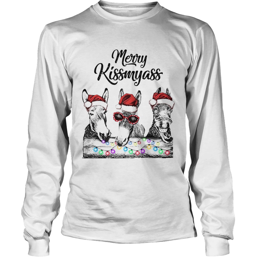 Donkeys Merry Kissmyass LongSleeve