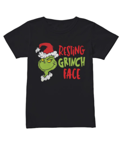 Dr Seuss Primark Resting Grinch Face  Classic Women's T-shirt