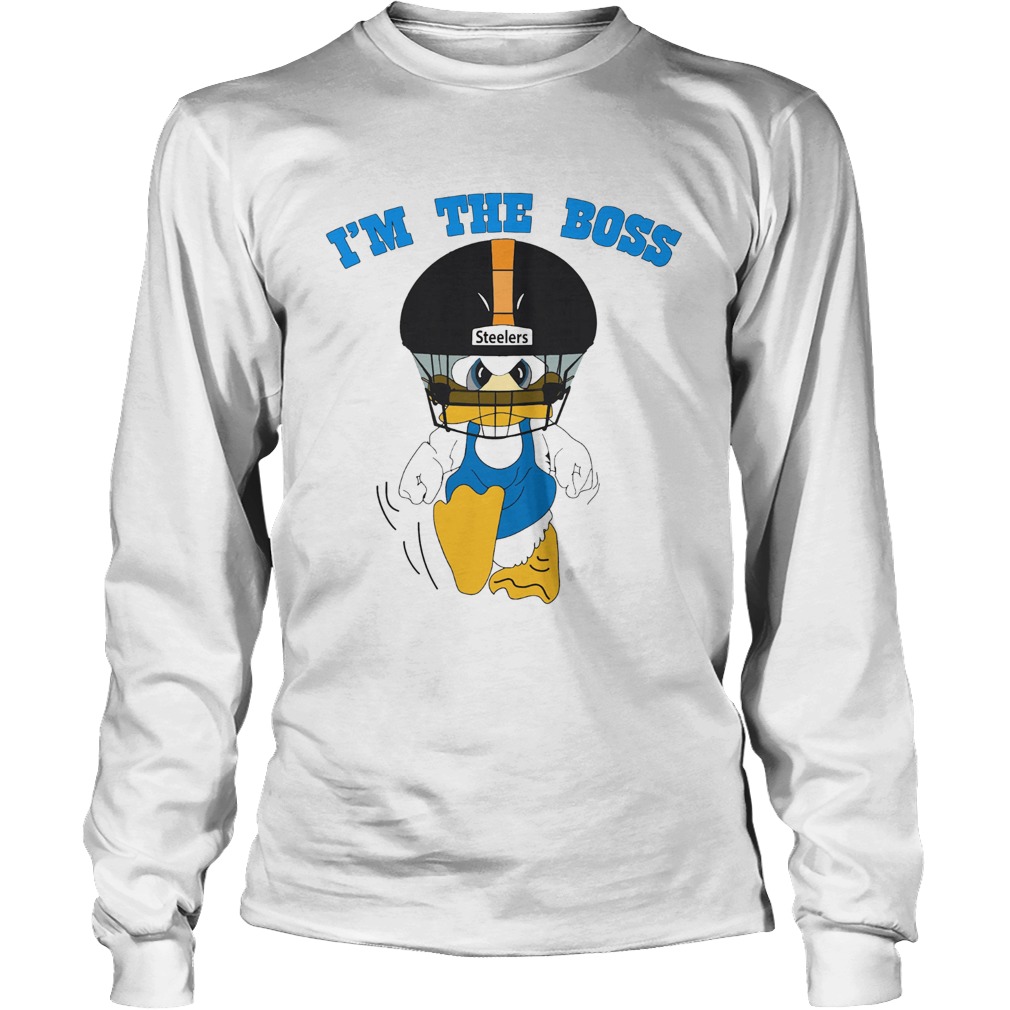 Duck Hodges Im The Boss Steelers LongSleeve