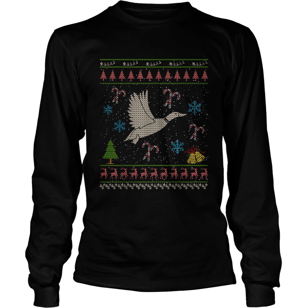 Duck Hunting Christmas Ugly Sweater Duck Hunter LongSleeve