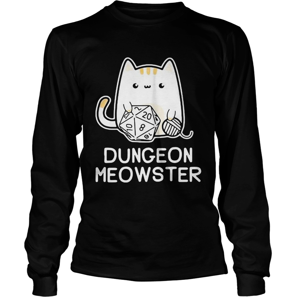 Dungeon meowster dungeons and dragons cat LongSleeve