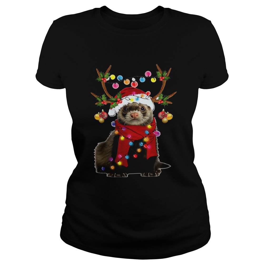 Ferret Gorgeous Reindeer Crewneck Classic Ladies