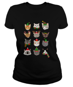Festive Cats Christmas  Classic Ladies