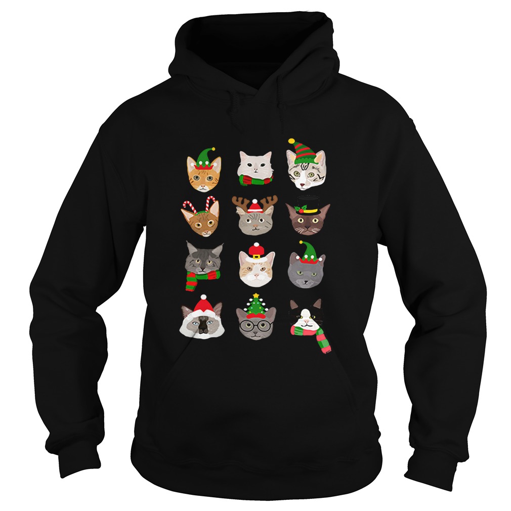 Festive Cats Christmas Hoodie