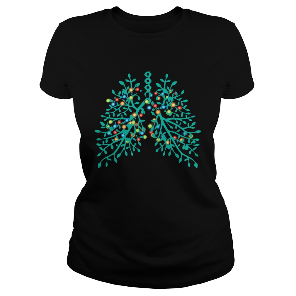 Flowery Lungs Christmas Lights Classic Ladies
