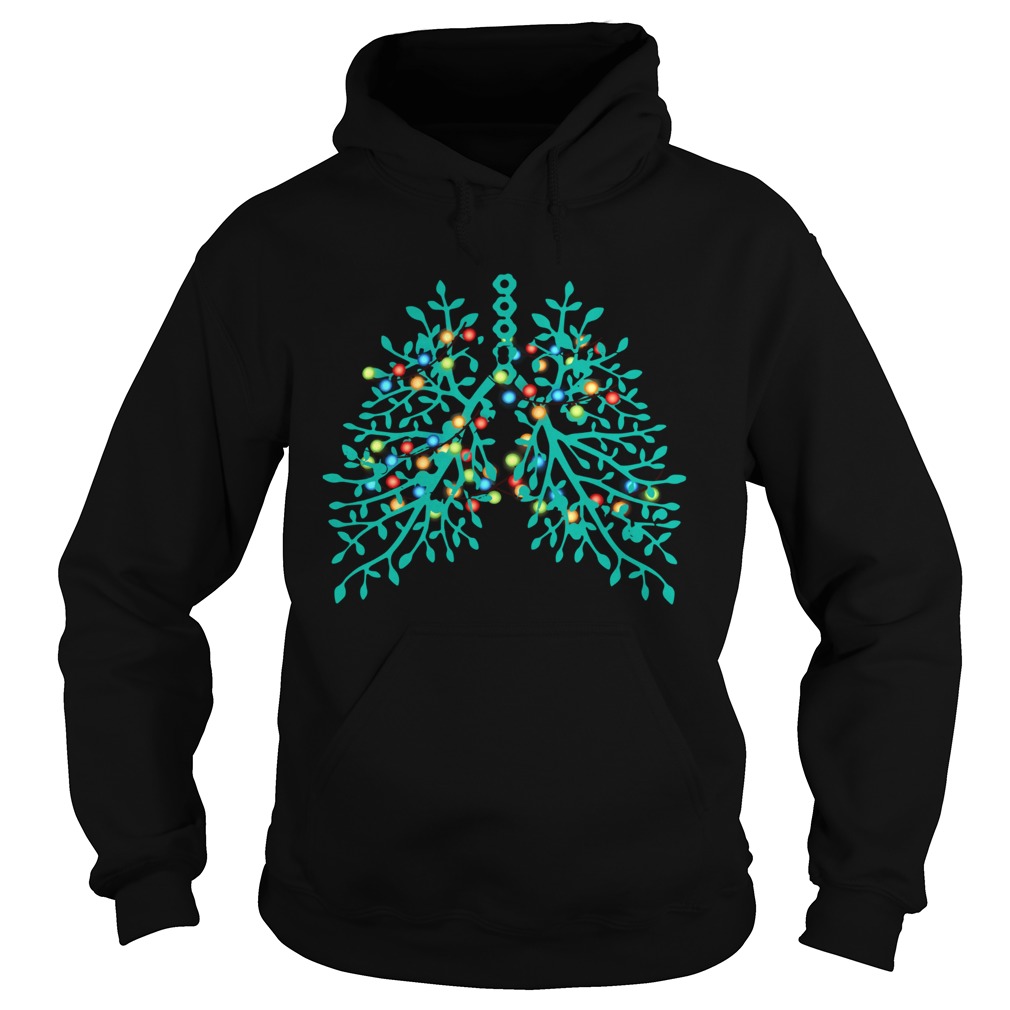 Flowery Lungs Christmas Lights Hoodie