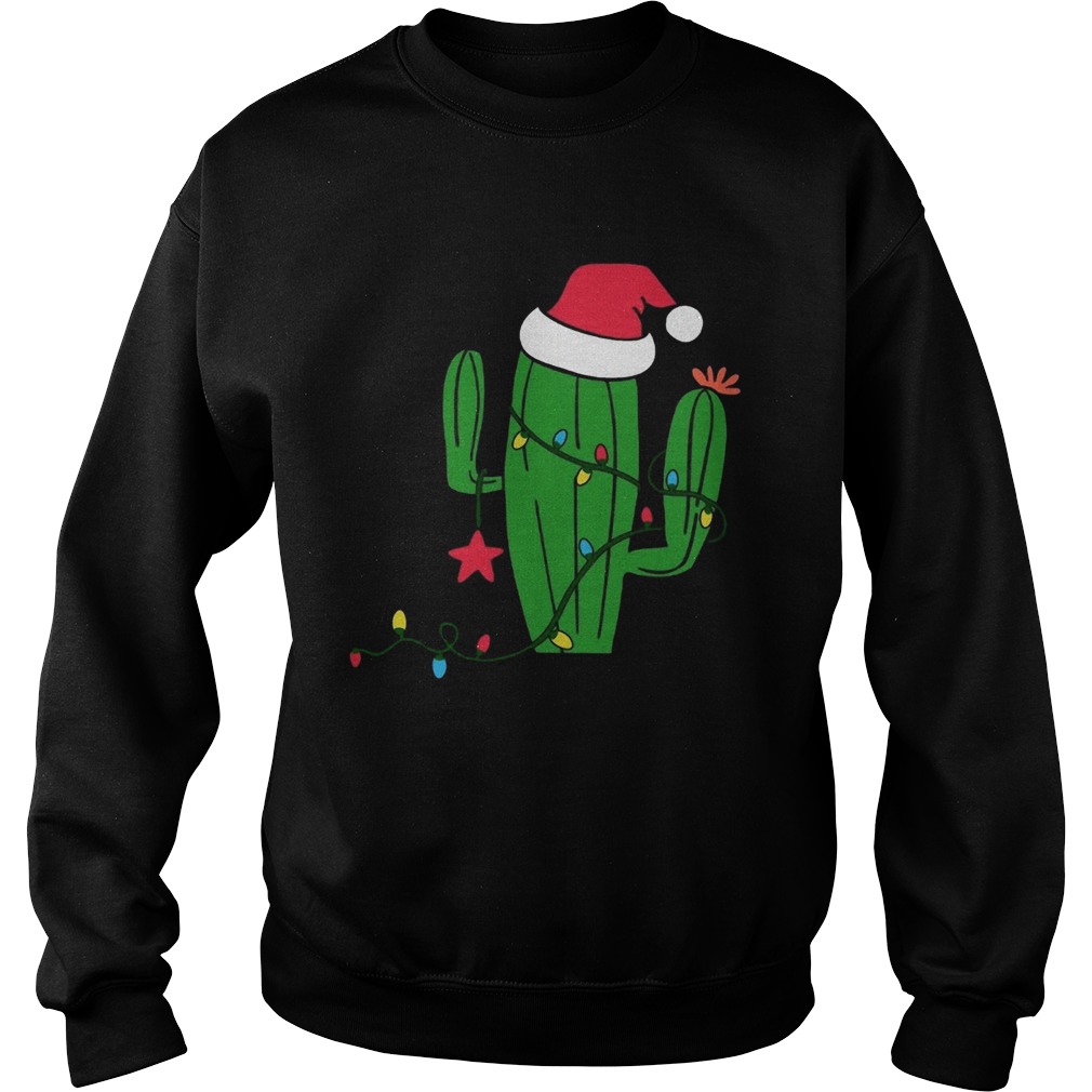 Free Hugs Santa Cactus Christmas Sweatshirt