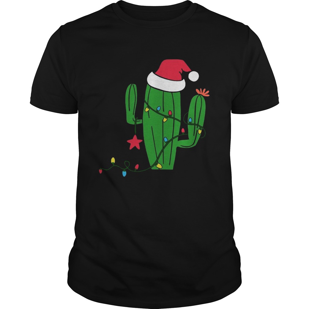 Free Hugs Santa Cactus Christmas shirt