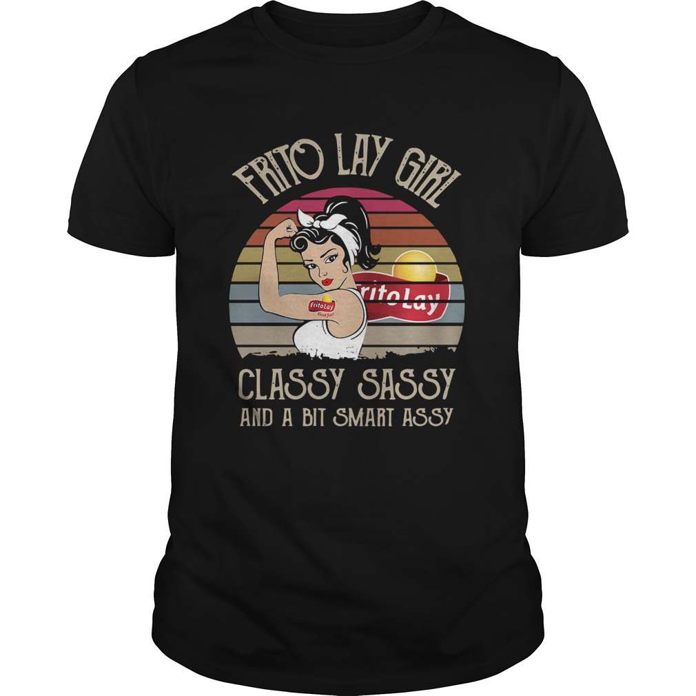 Frito Lay Girl Classy Sassy And A Bit Smart Assy Vintage Retro shirt