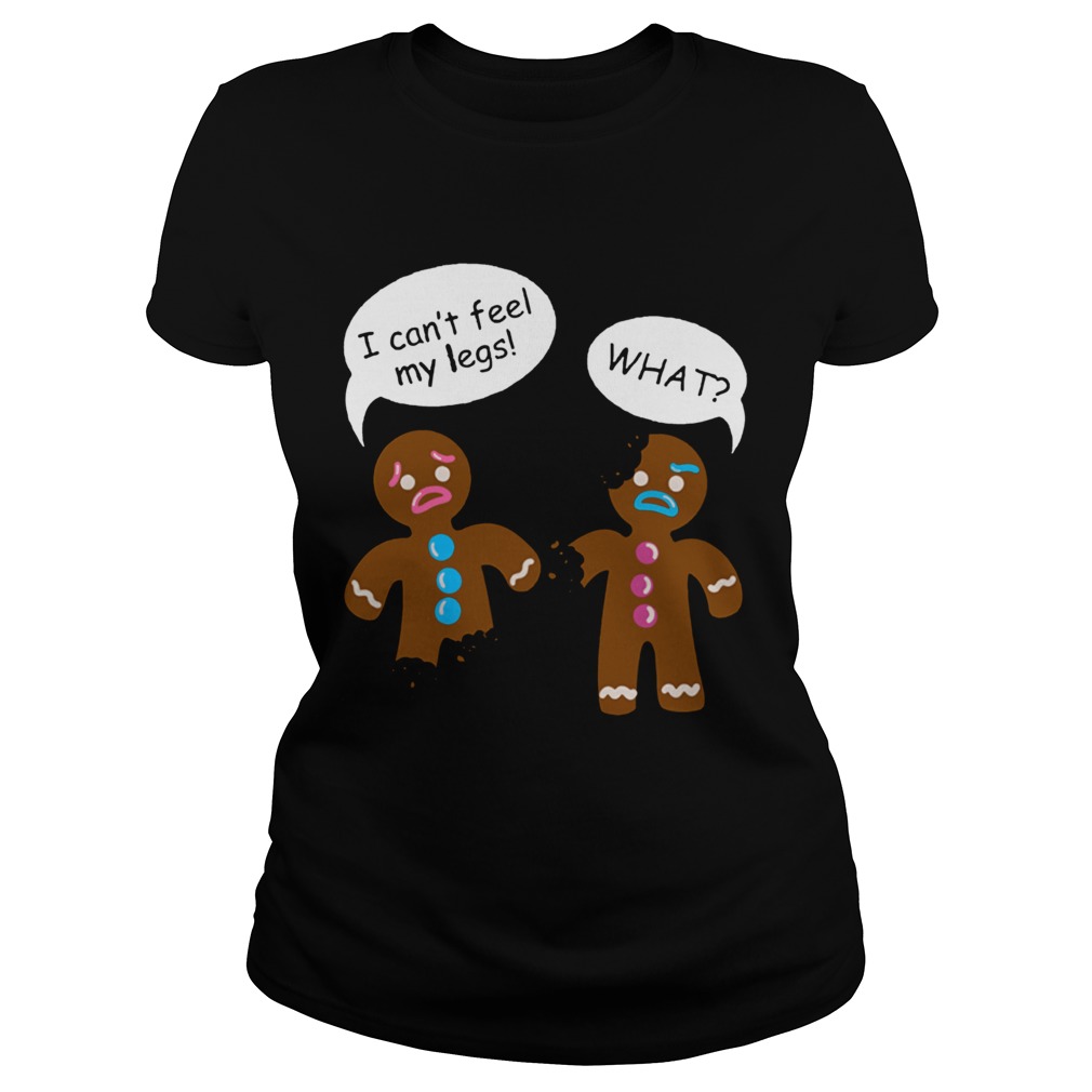 Funny Gingerbread Men Christmas Classic Ladies