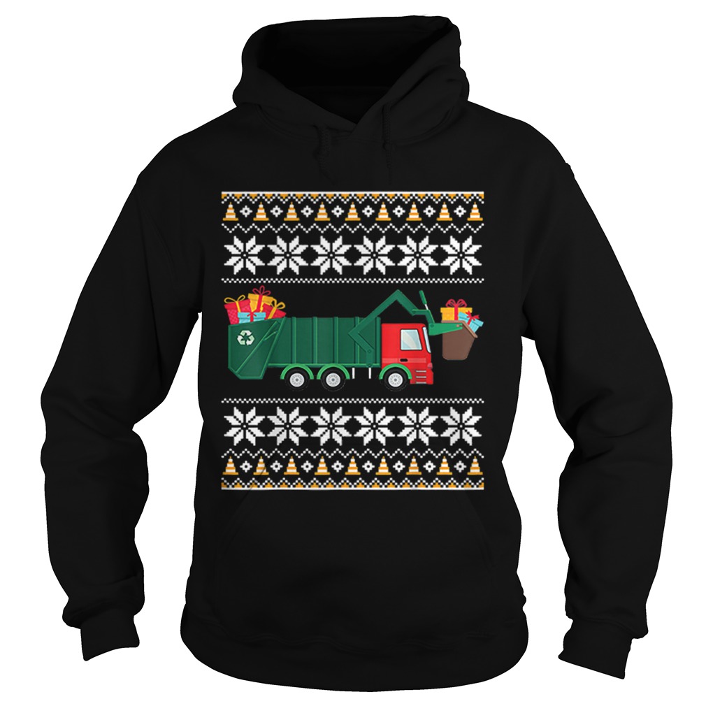 Garbage Truck Christmas Hoodie
