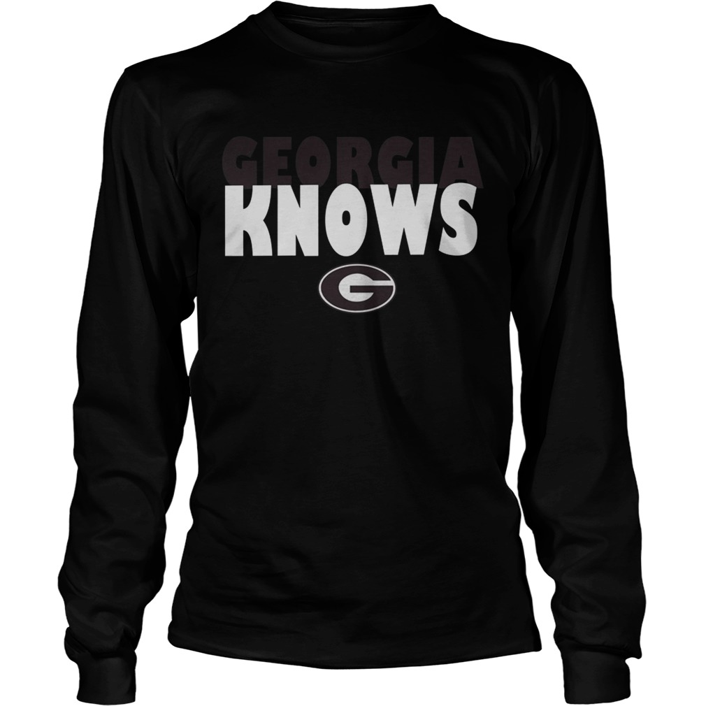 Georgia Bulldogs football Knows LongSleeve